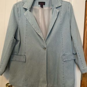Denim blazer